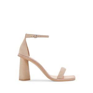 DOLCE VITA Womens Beige Leopard Print Fayla Leather Heeled Sandal 10 M